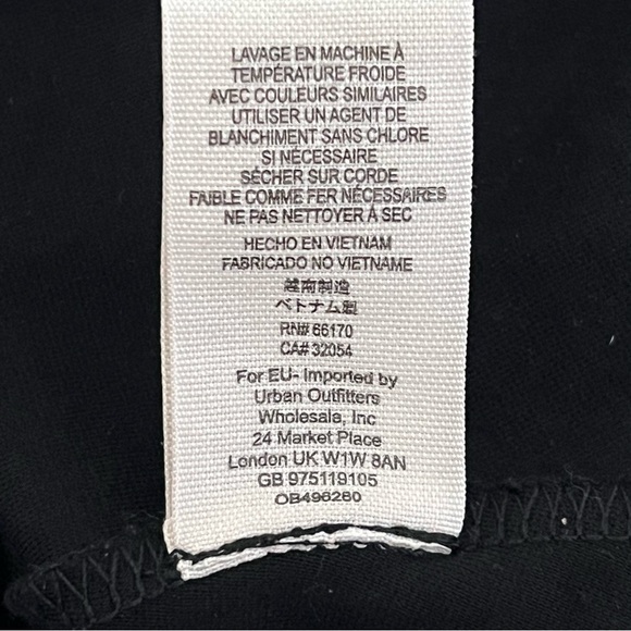 Free People Black Mambo Skater Mini Dress Size Small Off Shoulder - Picture 7 of 9